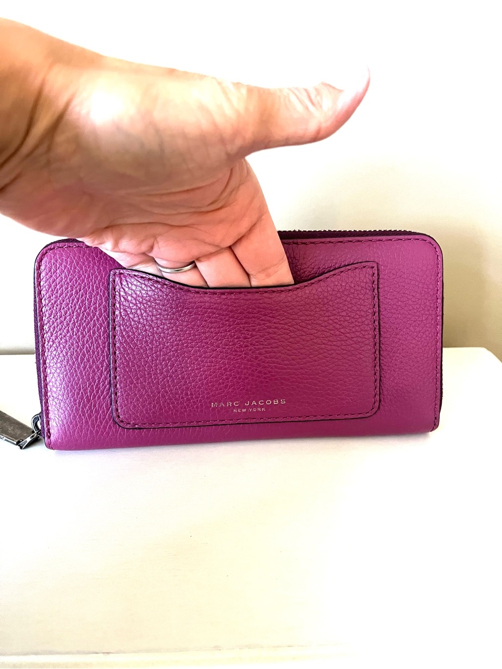 Marc Jacob’s Recruit Fuscia Continental Zip Around Wallet - Picture 4 of 15